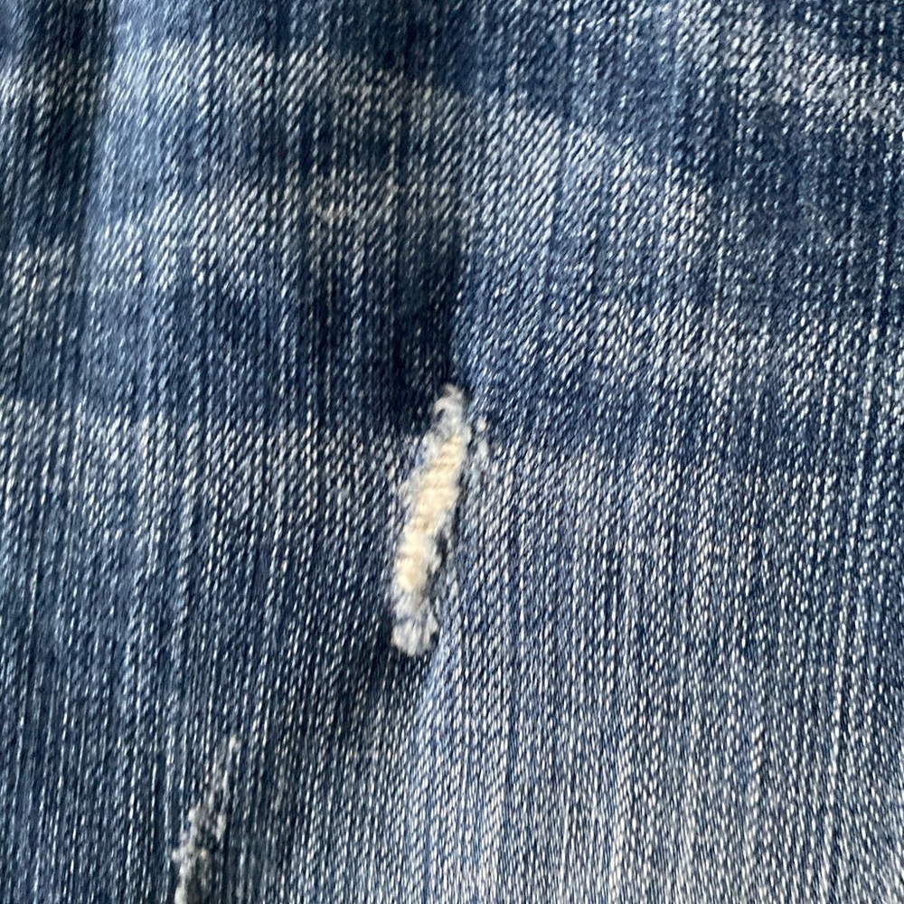 Hollister 9R 5 Pocket Distressed Denim Blue Jeans - Picture 6 of 14
